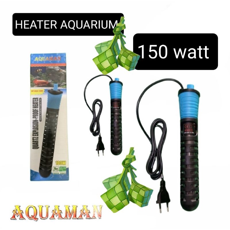 AQUAMAN WP 150 WATT HEATER PEMANAS AIR AQUARIUM