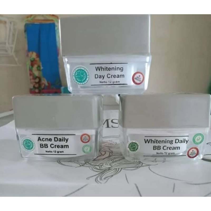 day cream ms glow, BB cream white cell DNA, BB cream centella asiatica