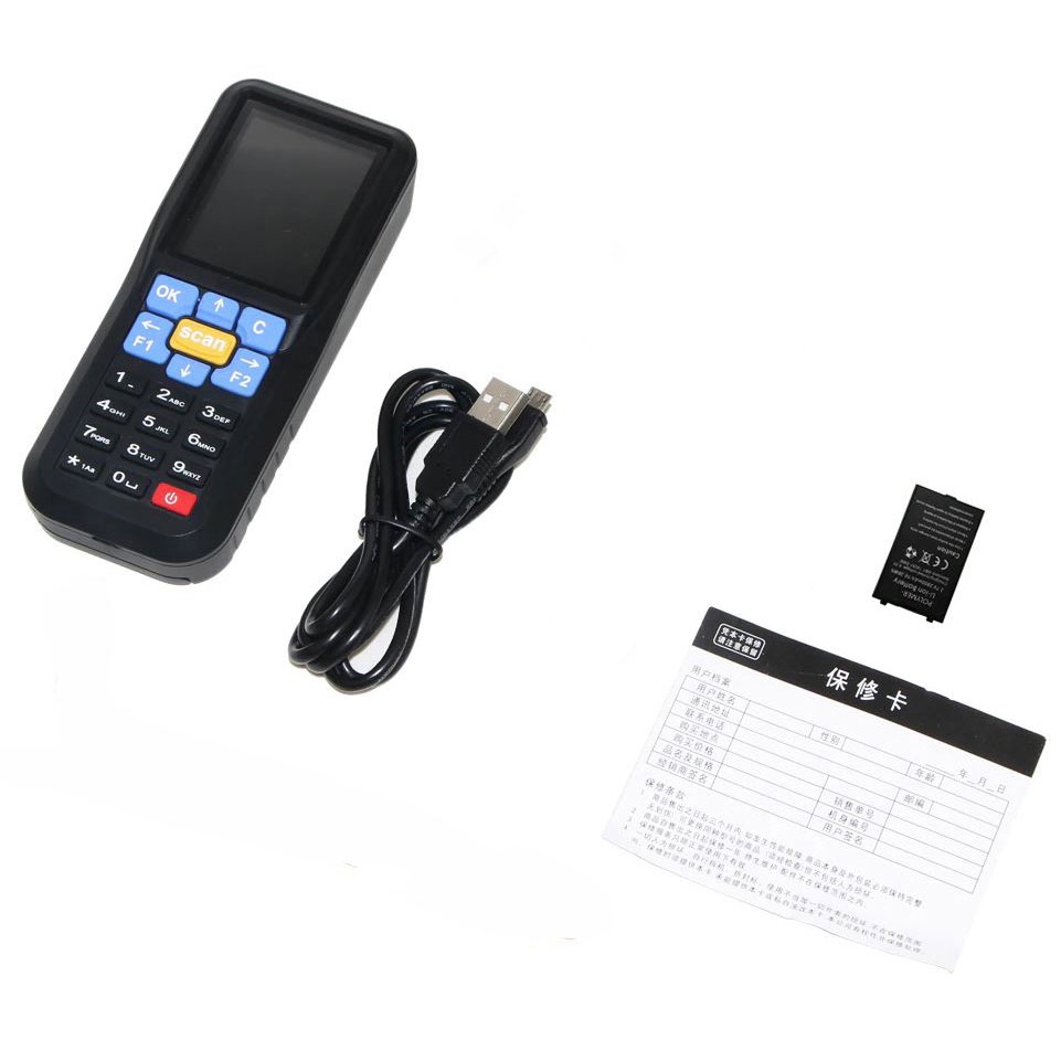 Mini Data Collector Scanning Stock Wireless Barcode Reader - NT-C6 - Black