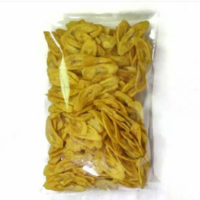 

Cemilan, Keripik pisang Cilacap manis dan asin 250gram