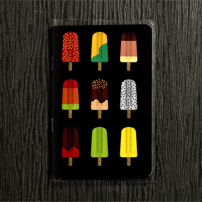 

Gilaa!!! Gukguk Notes A6 - Passport Size - Lined Premium Brown - Black Popsicle Diskon