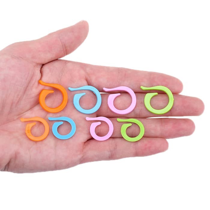 Crochet Locking Stitch Markers 2 Size (20pcs)