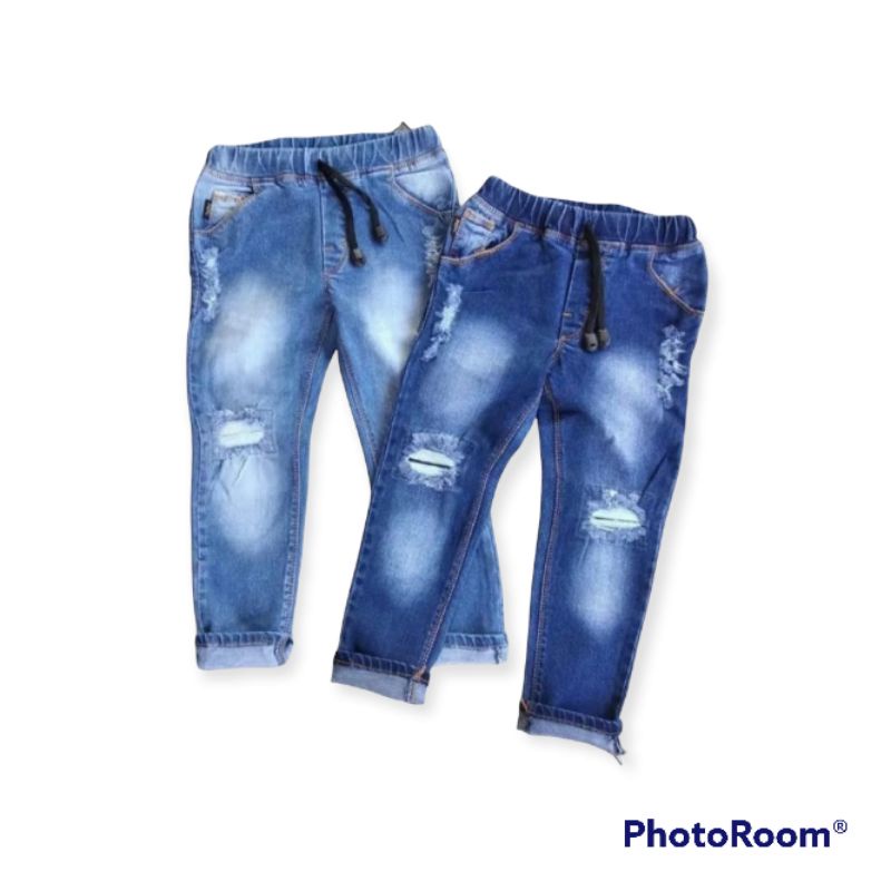 celana jeans anak laki-laki motif sobek 1-12 tahun / robek / clana jeans anak laki-laki 1-12 tahun /