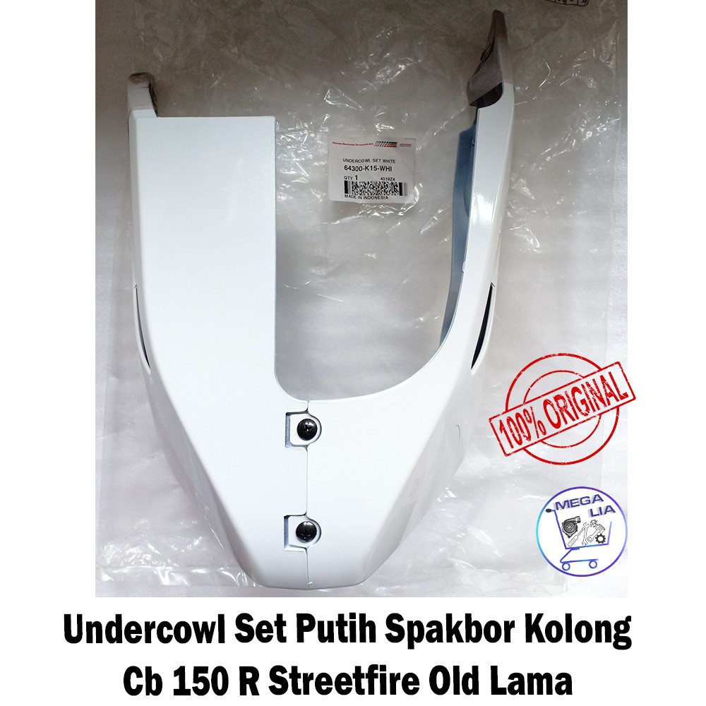 Undercowl Set Putih Spakbor Kolong Cb 150 R Streetfire Old Lama ORI HONDA 64300-K15-WHI