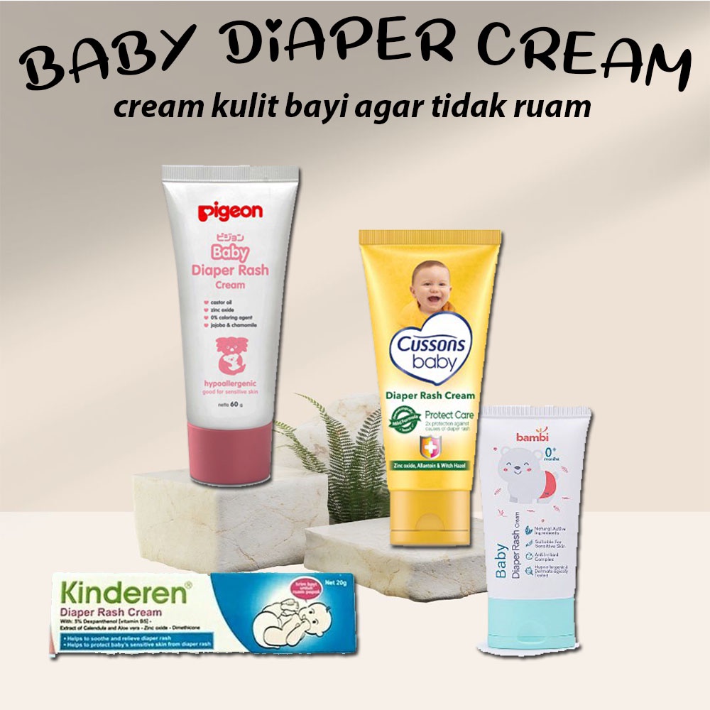 DIAPER RASH CREAM Baby 50gr PROTECT CARE Cream Kulit Bayi  Krim Pelembab Ruam Popok