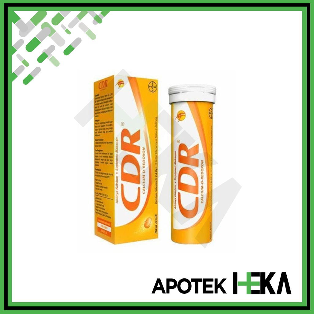 CDR Calcium D Redoxon Effervescent Tablet - Rasa Jeruk Mandarin (SEMARANG)