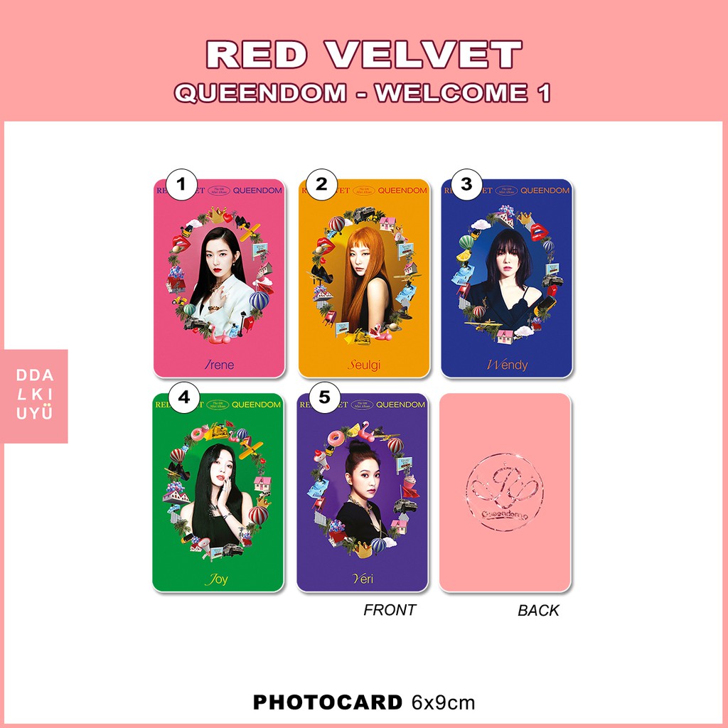 Red Velvet - photocard [QUEENDOM] Ver. WELCOME