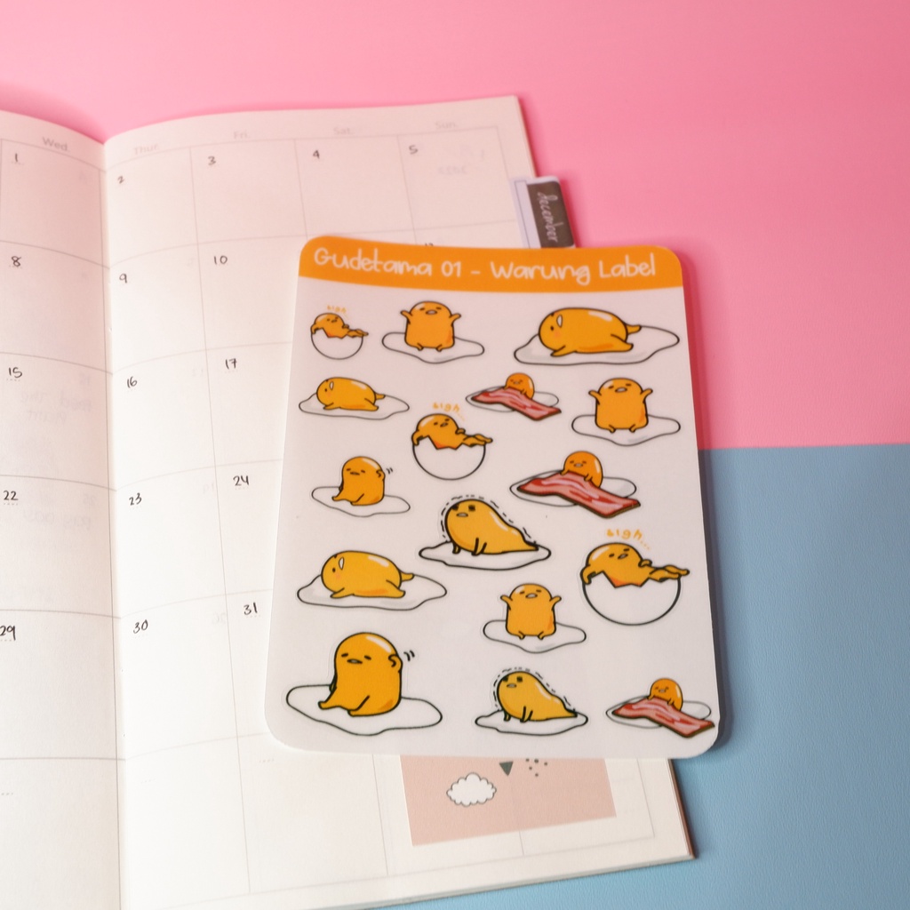 

Sticker Gudetama - Sticker deco - Cute sticker - Bullet Journal
