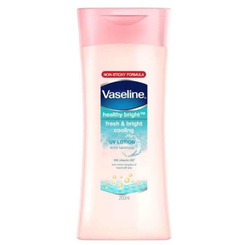 ❤️GROSIR❤️Vaseline fresh and bright cooling body lotion 100ml/200ml KEMASAN BARU