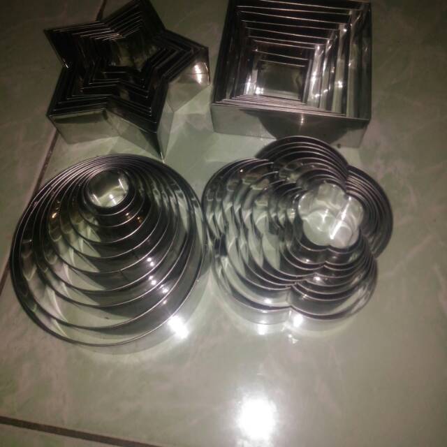 Ring cuter 1set 10 UK motif macam2
