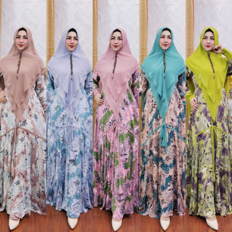 Syar'i Daneena terbaru/Gamis Original by daneena/Jeslyn Syar'i By Daneena
