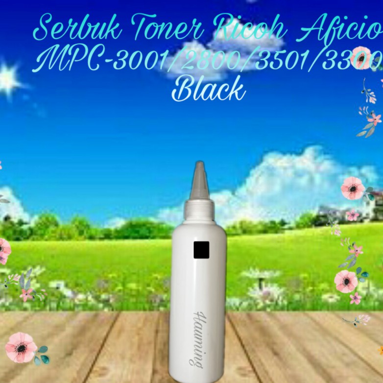 Serbuk Toner Ricoh MP C3001 C2800 C3501 C3300 C-3300 3001 3501 MPC3001 MPC2800 MPC3501 Black