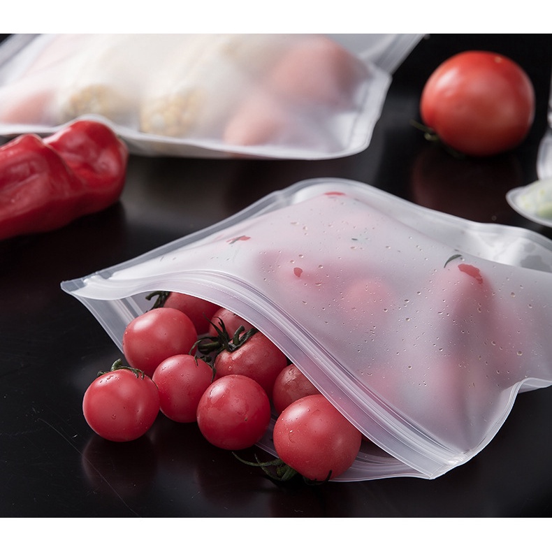 BABEE - PLASTIK KLIP MAKANAN KULKAS / PLASTIK ZIPLOCK PENYIMPANAN BAHAN EVA TEBAL REUSABLE