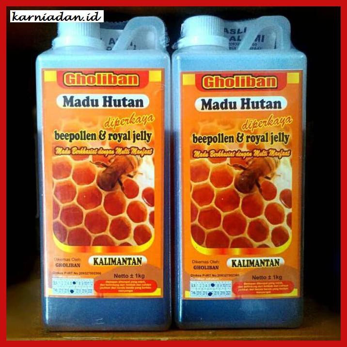 

MADU-MINUMAN- MADU HUTAN KALIMANTAN PLUS BEE POLLEN DAN ROYAL JELLY UKURAN 1 KG -ASLI-BUKAN-KAWE-
