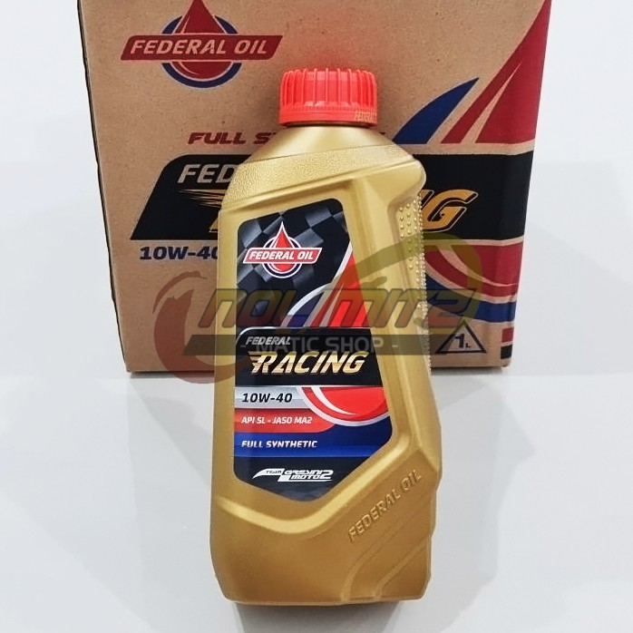 Oli Motor Federal Racing 10W-40 Full Synthetic 1L