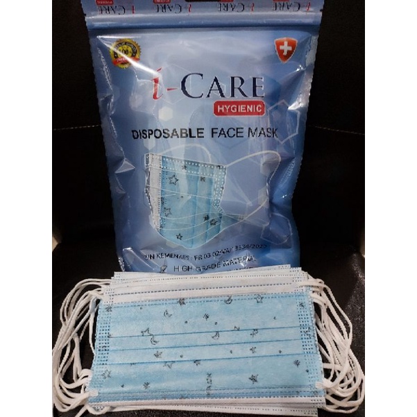 masker motif PREMIUM motif 50pc Icare