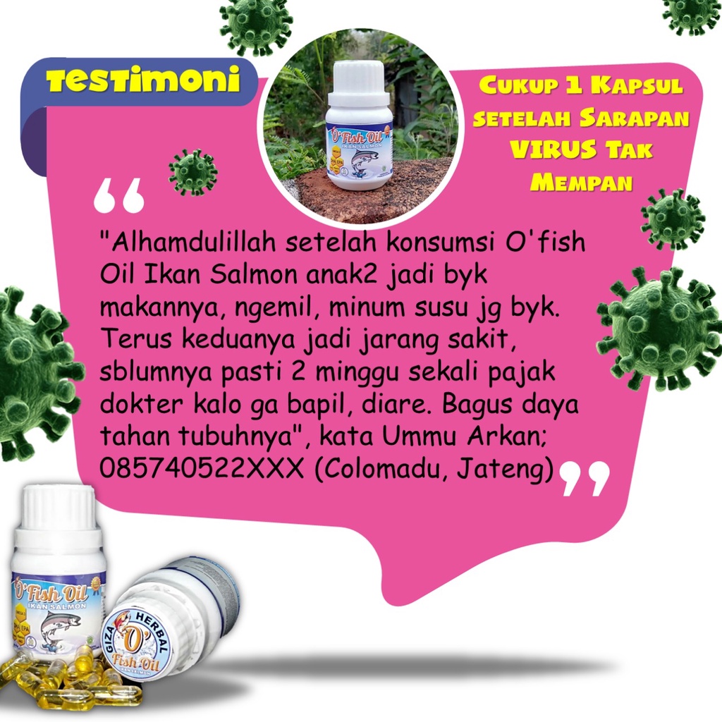 Minyak Ikan Salmon O`Fish Oil Ikan Salmon