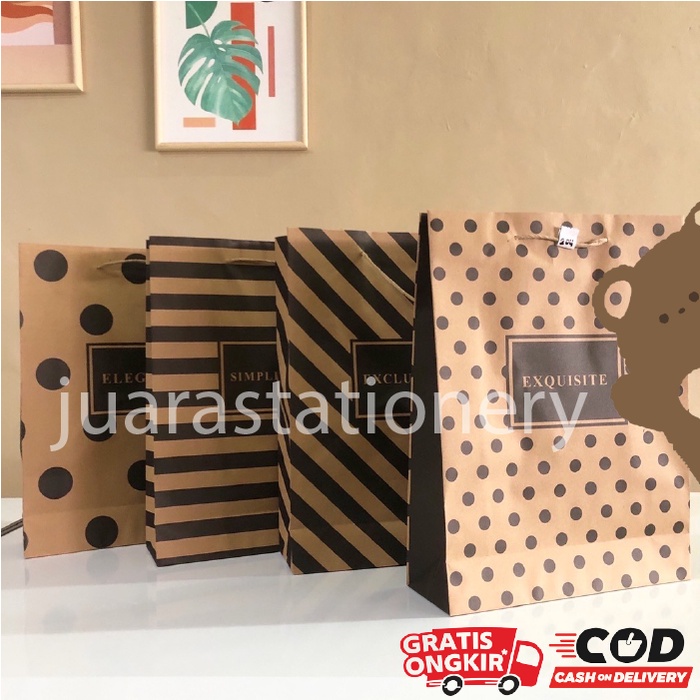 

1549 Paper Bag Kertas Coklat BESAR Premium Ukuran 398x296x100mm / paper bag kado / paper bag / tas kado paper bag / paper bag kado besar / paper bag coklat / tas kertas paper bag / paper bag jumbo / tas kado / paper bag kado jumbo