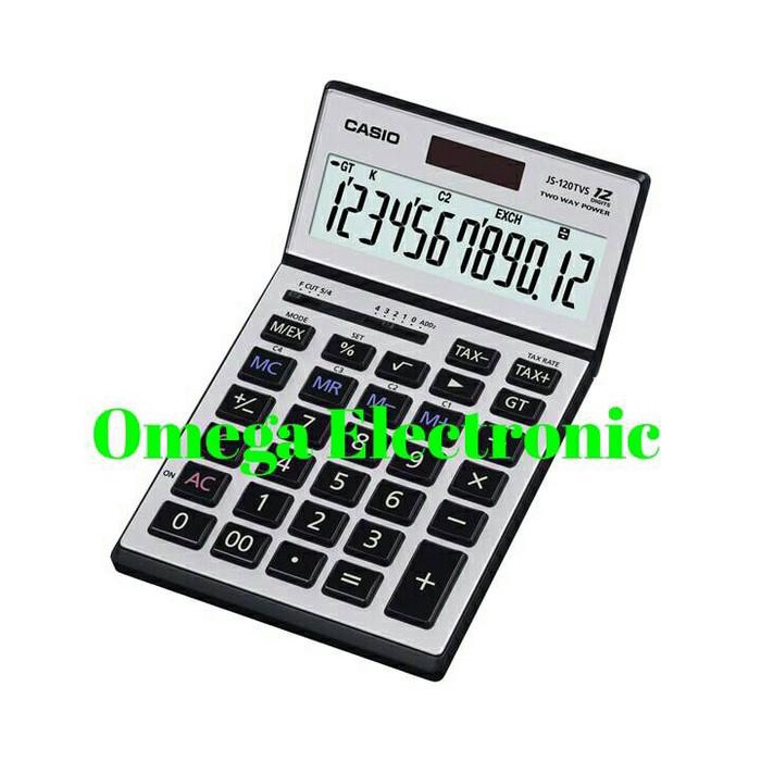 

PROMO! Casio Heavy Duty Calculator JS-120TVS - Kalkulator Kantor Office JS |Kalkulator
