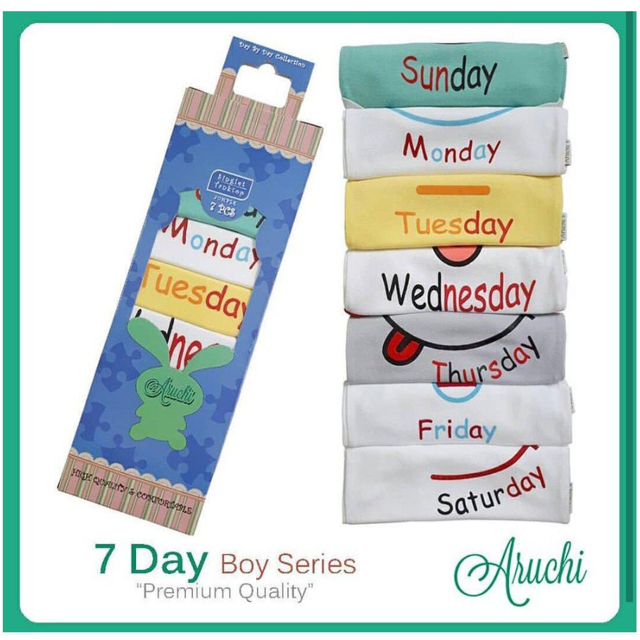 1pcs Aruchi Jumper 7 Days Boy / Girl Series SML CBKS