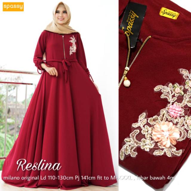 Reslina Gamis Syari Ori by Spassy