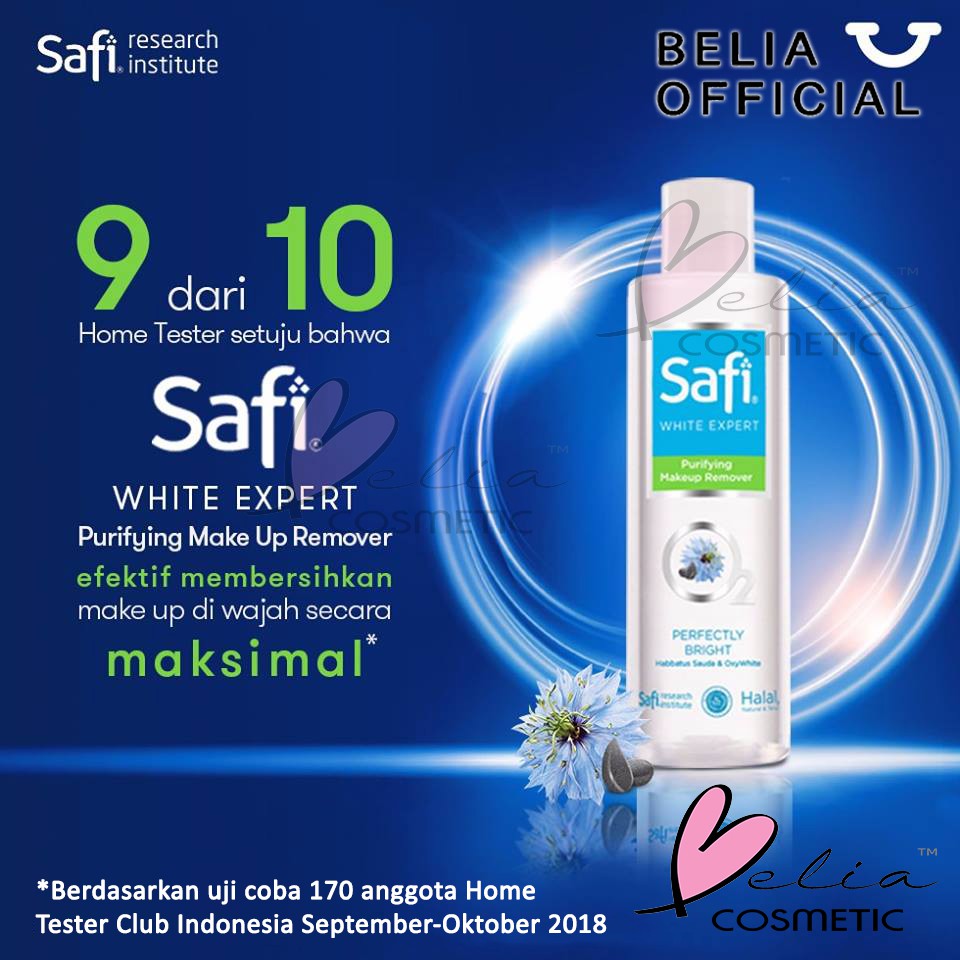 ❤ BELIA ❤ SAFI White Expert Purifying Makeup Remover 100mL 200mL ( pembersih make up safi )