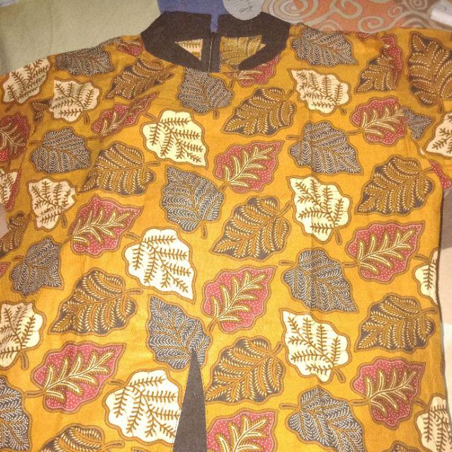 Tunik Laura Godong Tunik Batik Cantik Tunic Batik Modern Atasan Batik Wanita Muslim Seragam Kantor