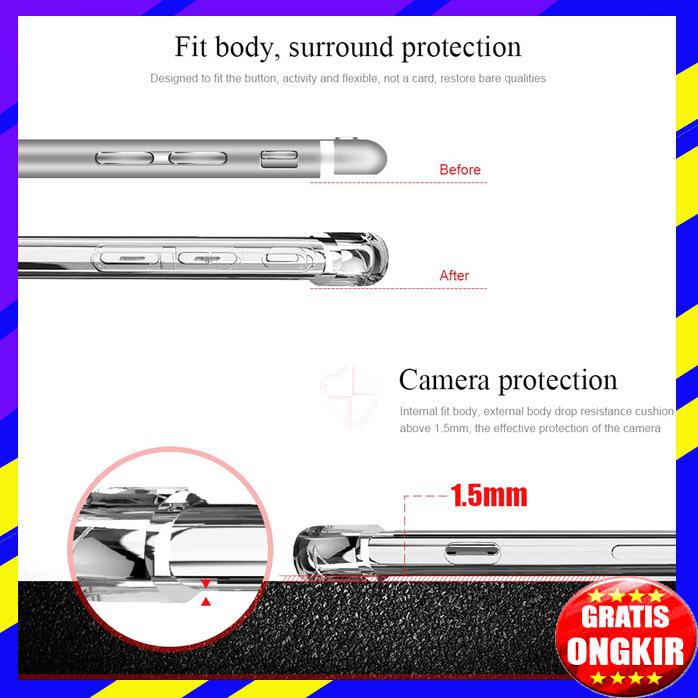 ACC HP SOFT CASE ANTICRACK VIVO Y51 Y51L SOFT HARD CLEAR COVER JELLY CASING BENING