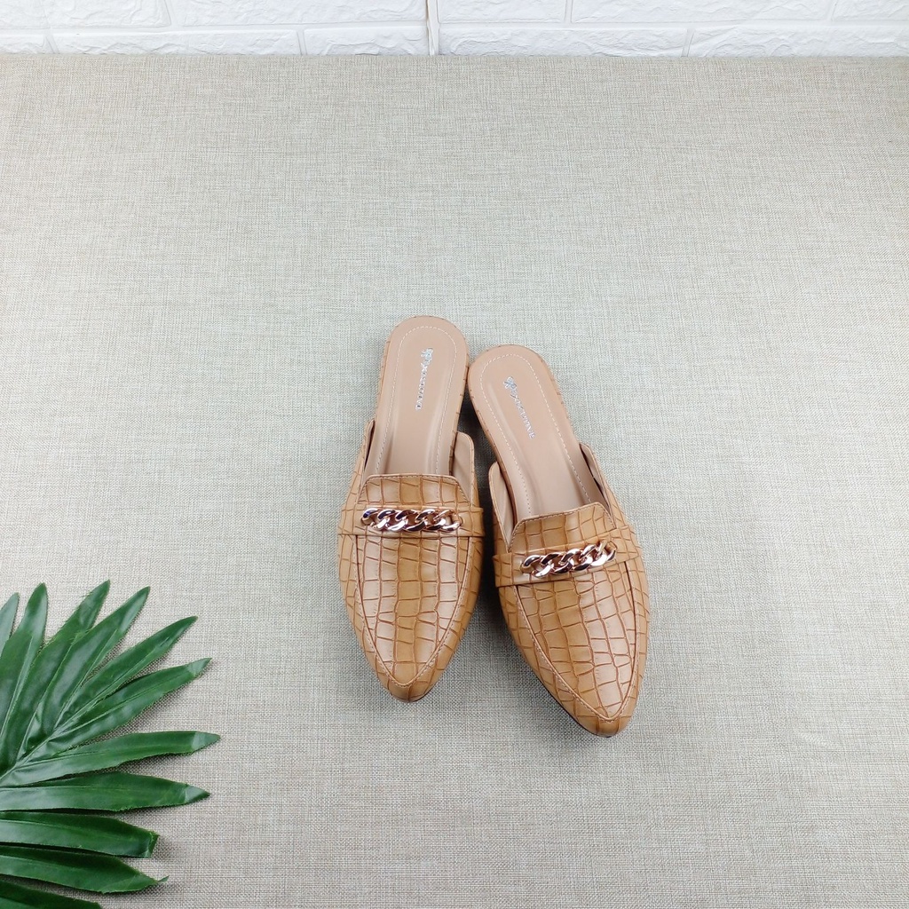 PROMO EXECUTIVE - Grace Slip On Mules Wanita 2 cm NEW COLOR