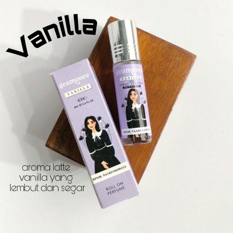 (BPOM) GEAMOORE Inspired Parfume 6ml-Vanilla