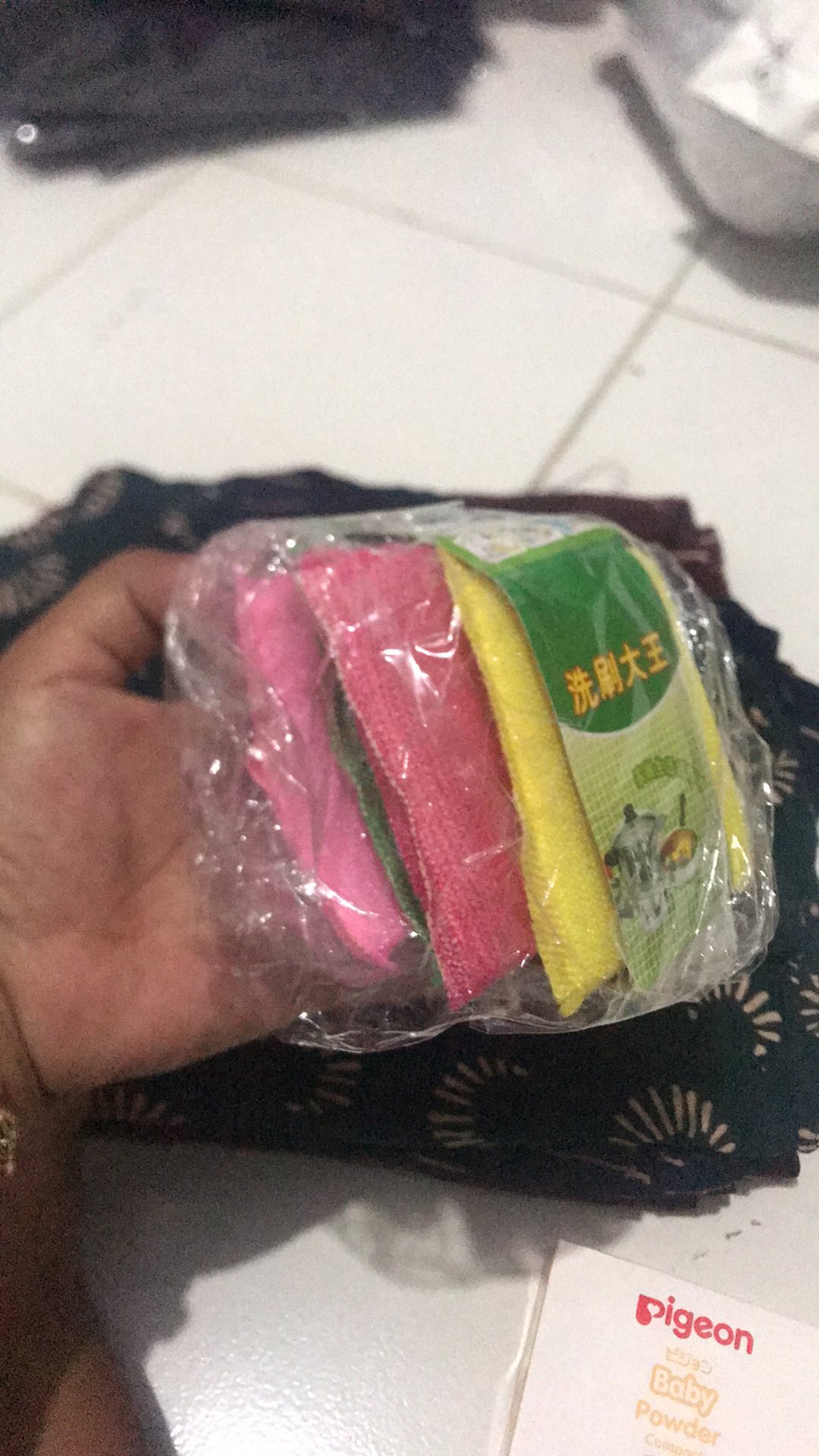 Spon/spons Cuci Piring Warna Warni