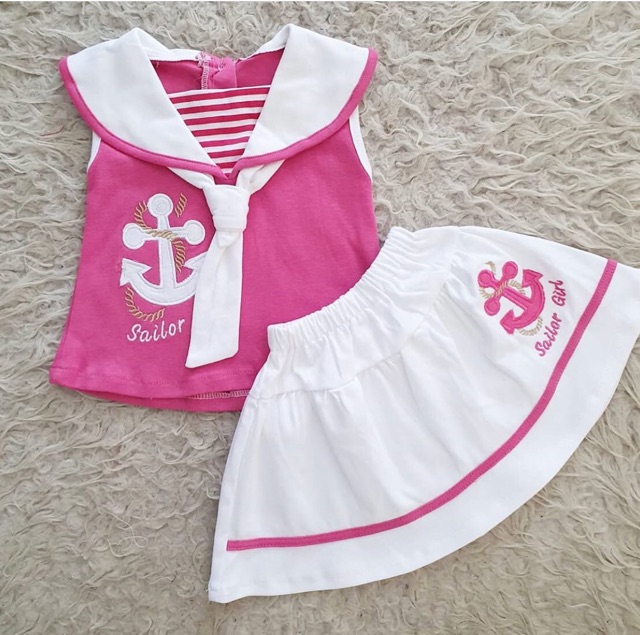 Baju Bayi Sailor Set