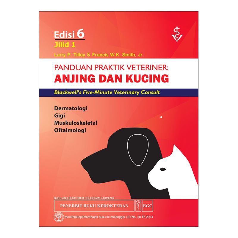 Panduan Praktik Veteriner Anjing dan Kucing Edisi 6 Jilid 1