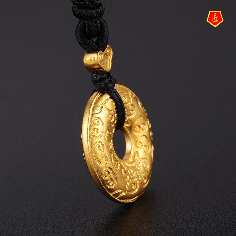 [Ready Stock]Golden Wishes Gluttonous Safety Buckle Pendant