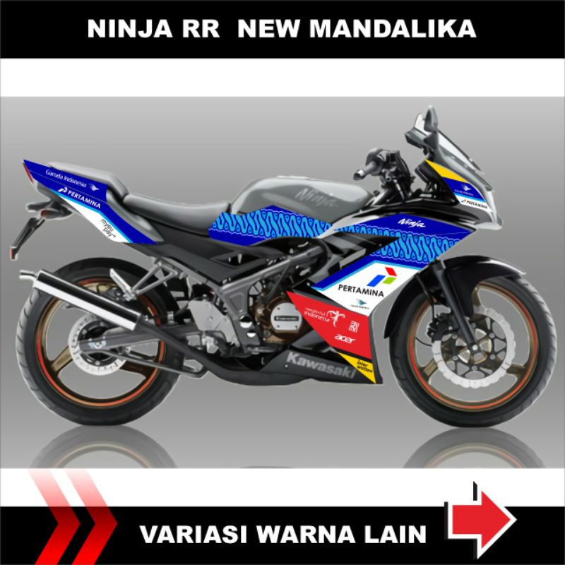 Striping Ninja RR NEW 2015 SE / Stiker variasi Mandalika