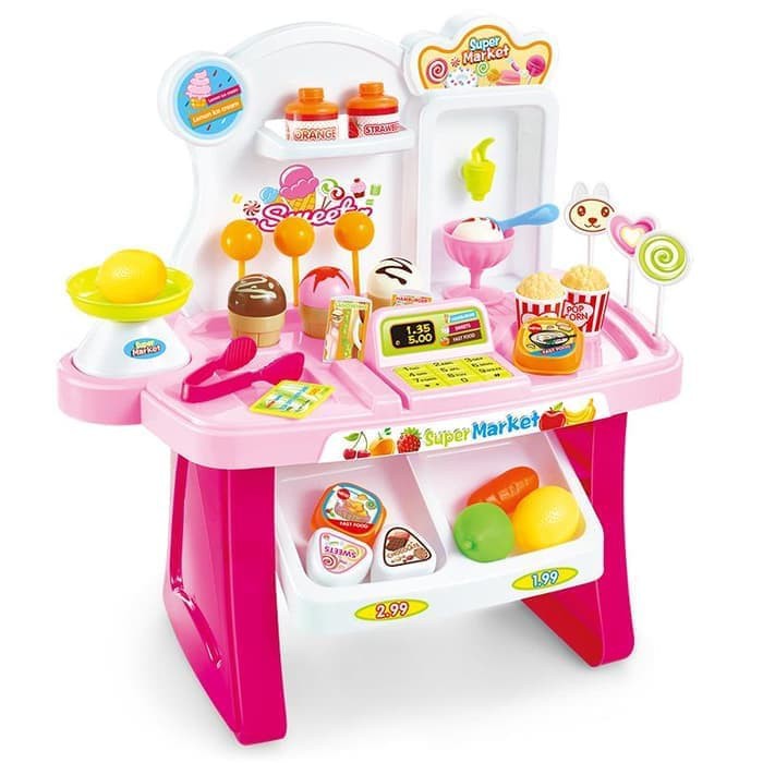 Mainan Anak Toko-tokoan Minimarket Play Set Kado Mainan Supermarket