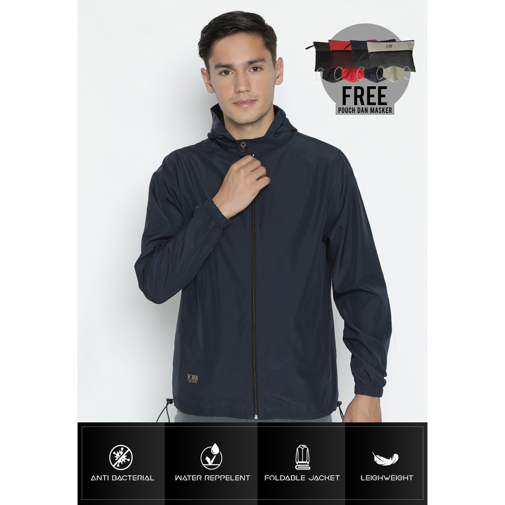 Jobb Active Folant Jaket Pria Anti Bacterial Regular Fit Navy