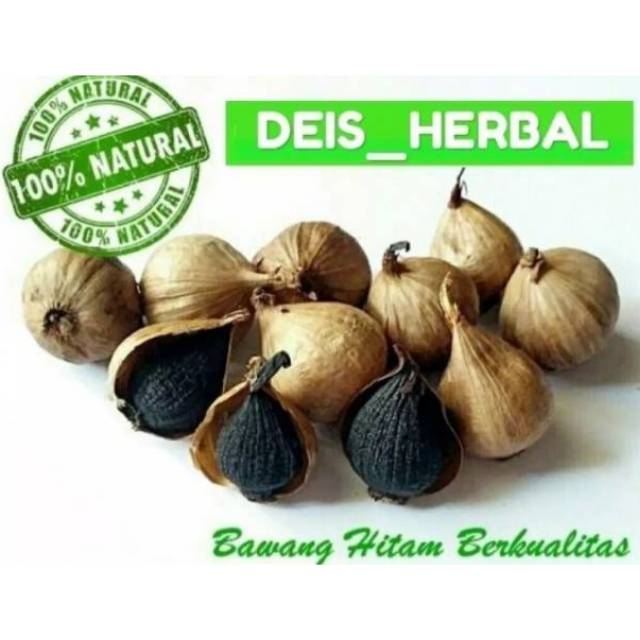 

Black Garlic Lanang 250gram - Bawang Putih Hitam Tunggal/Lanang