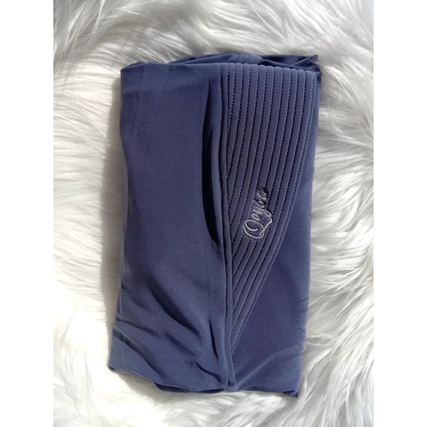 Jilbab instan Bergo instan Qeysa ORI Bergo Livia kode 154-Denim