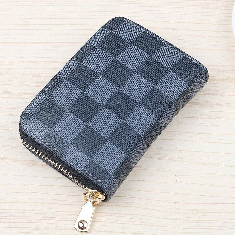 DOMPET KARTU FASHION KOTAK KOTAK DOMPET IMPORT KOREA