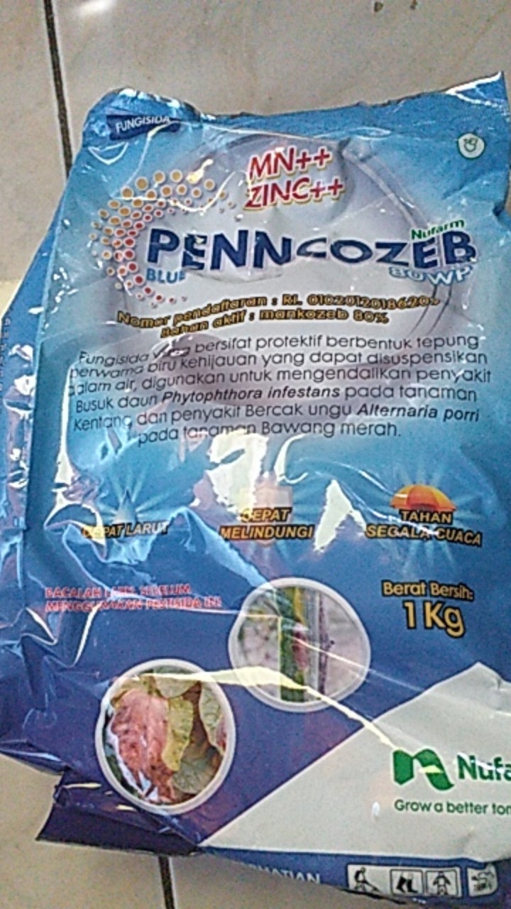 Fungisida Penncozeb 80 Wp 1 Kg Mancozeb Biru