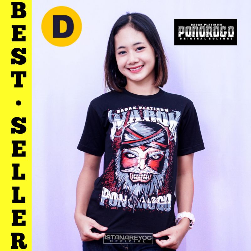 KAOS WAROK PONOROGO / WAROK VEKTOR / KAOS BUDAYA WAROK / KAOS JIEGEX /JEGEG / KAOS GANONG / BARONGAN