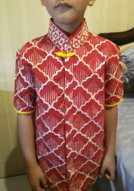 Cheongsam Batik Anak Cowok