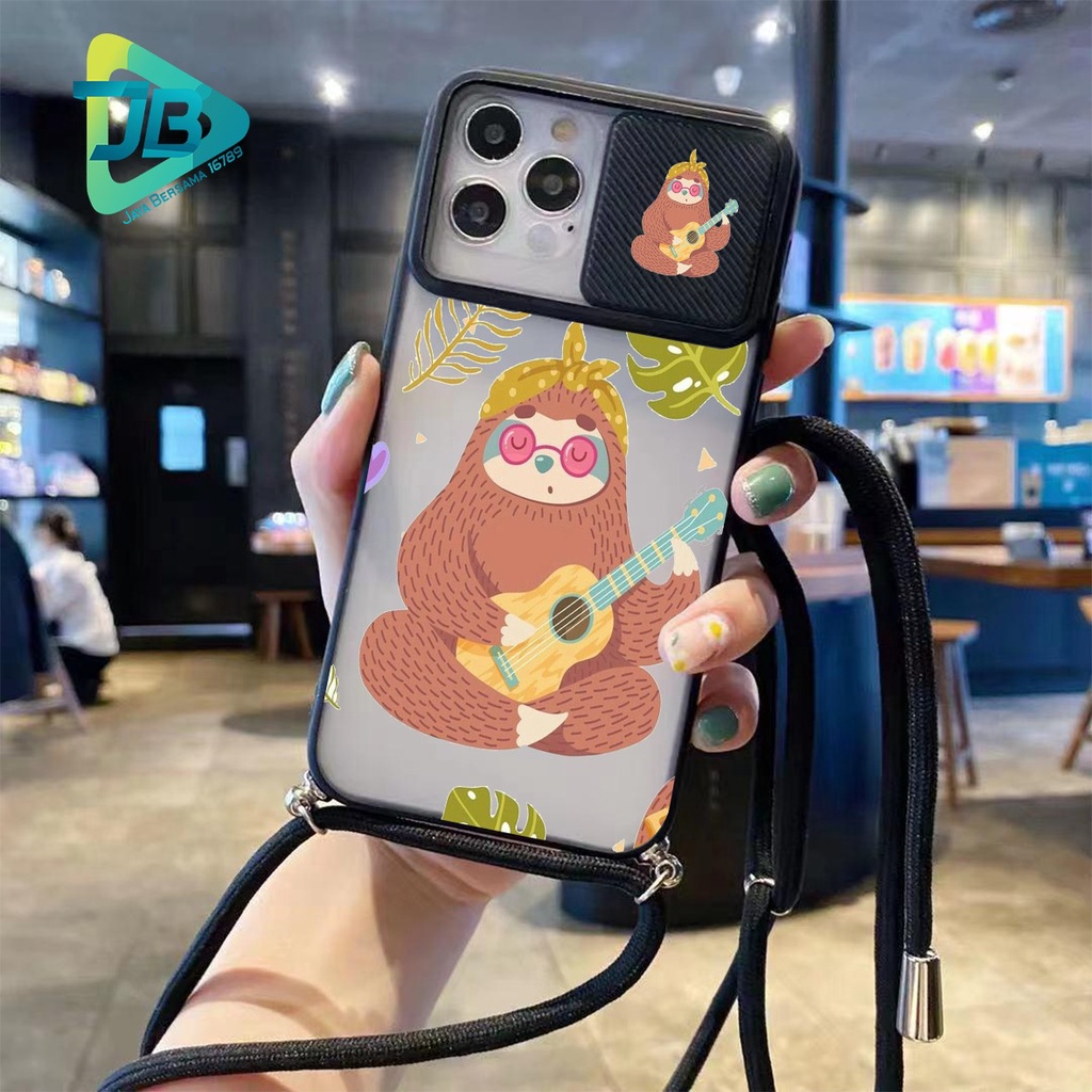 SOFTCASE SLINGCASE SLIDE PELINDUNG KAMERA WOODLAND SAMSUNG OPPO VIVO REALME IPHONE XIAOMI ALL TYPE JB5137