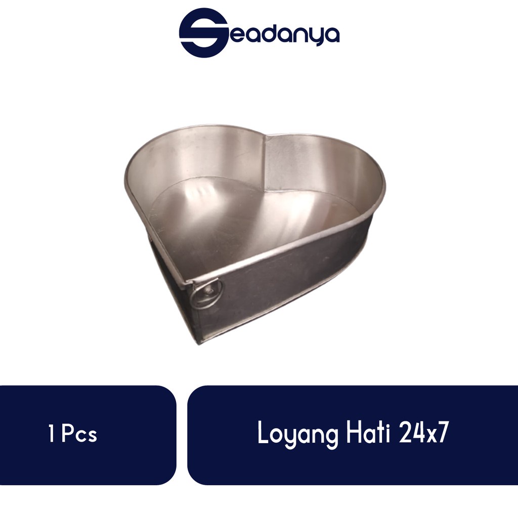 

Loyang Hati 24x7-Loyang Hati/Loyang Bentuk Hati/Loyang Hati/Loyang Ukuran 24x7/Loyang Hati Terlaris/Loyang Hati Termurah