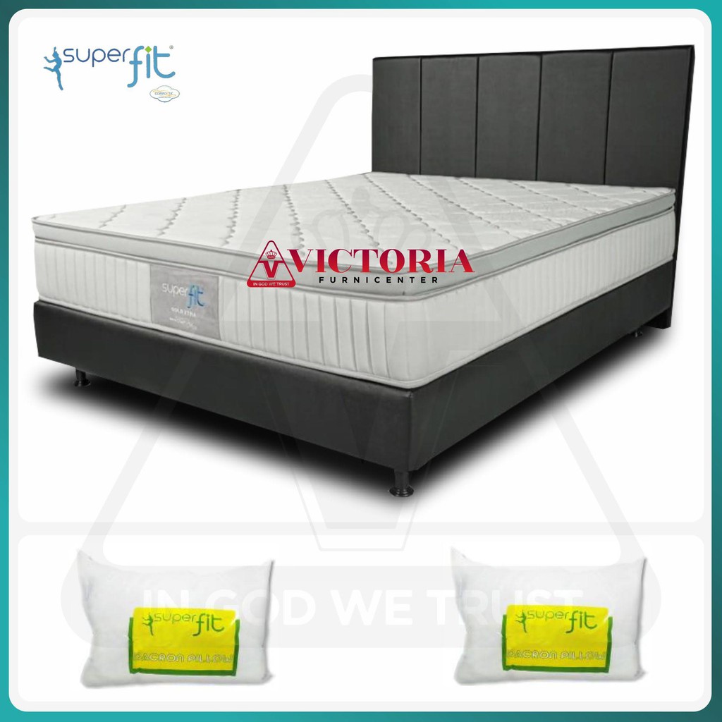 SuperFit Comforta Gold Xtra Fullset Springbed 90 100 120 160 180 200 x 200 Kasur Matras