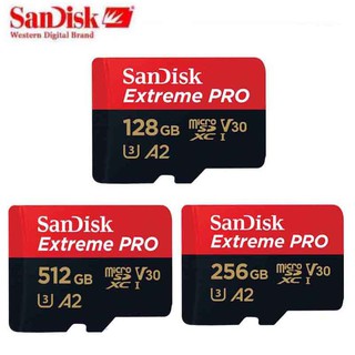 Sandisk Extreme Pro A2 Microsd 32gb 64gb 128gb 256gb 512gb