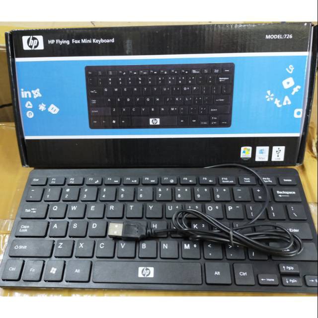 Mini Keyboard HP Model 726 USB USB