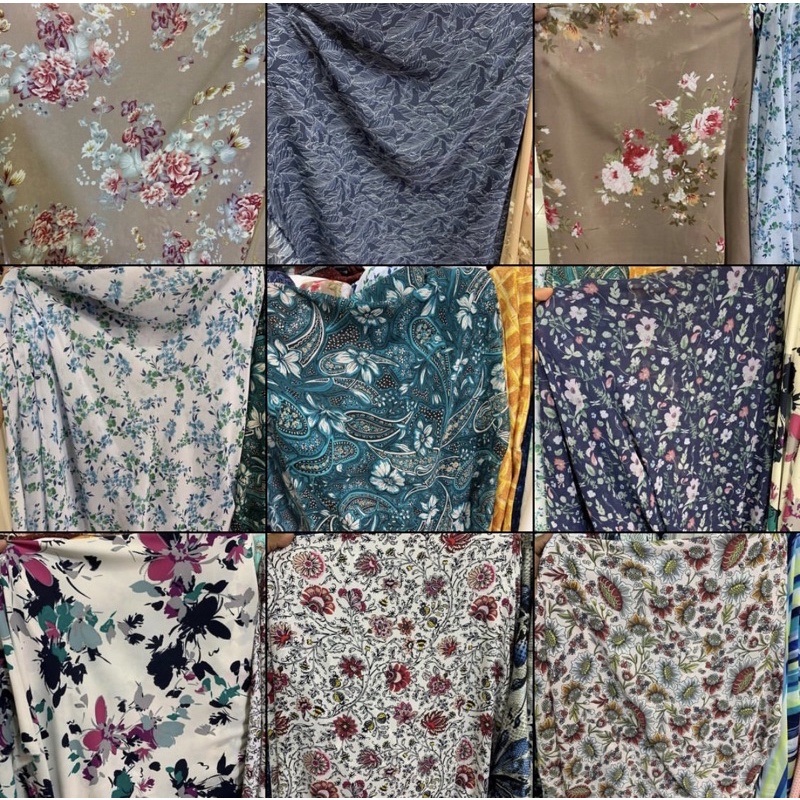 kain -kain ceruty -kain zara -kain motif -ceruty -gamis -blouse -plisket -outer -hijab -mukena -rok
