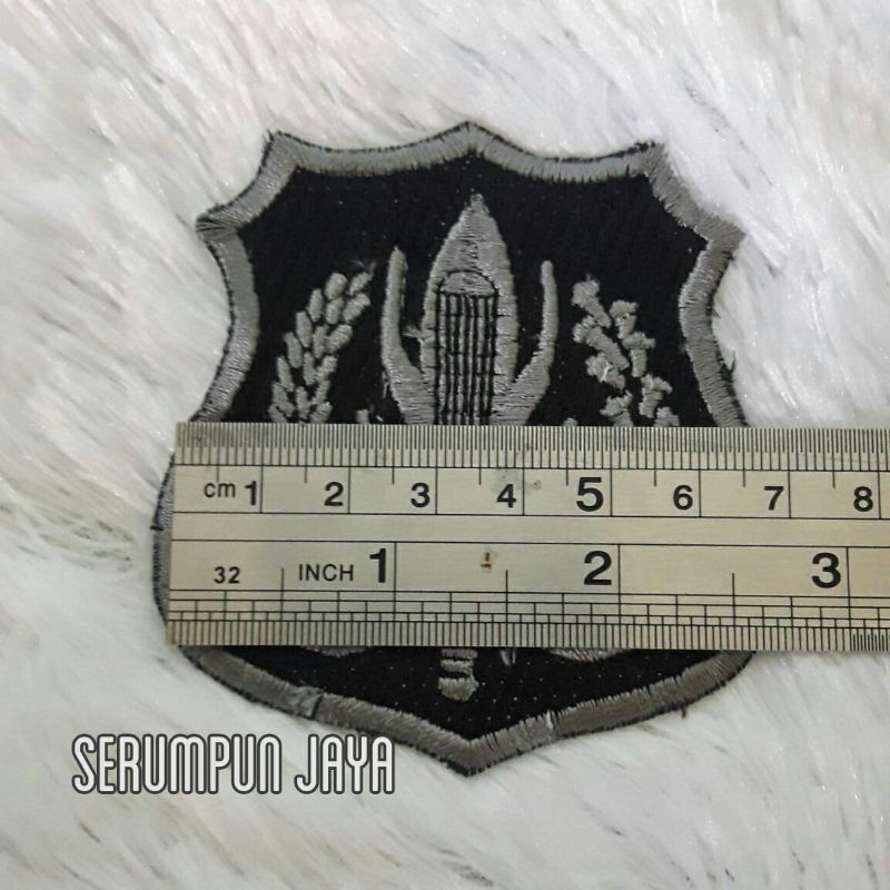 EMBLEM SECURITY LOGO SILVER - EMBLEM SECURITY BORDIR